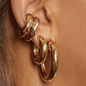 Bohemian viral cuff earrings N30